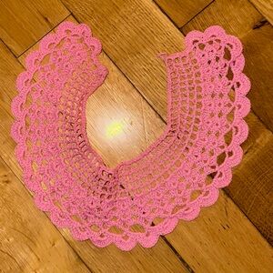 Pink Crochet Collar